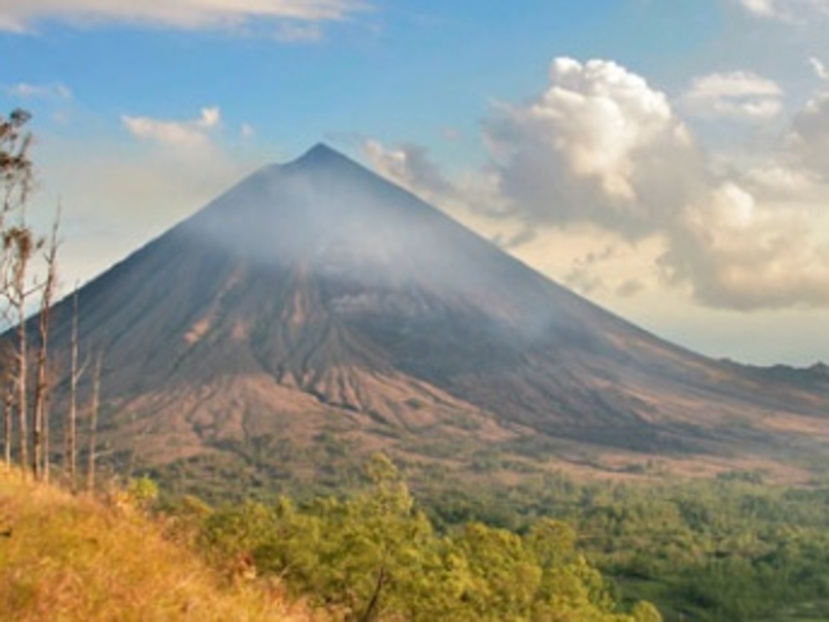 Climbing Mount Inerie Volcano In Flores, Indonesia